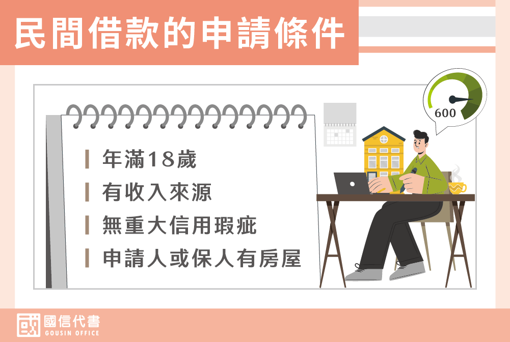 民間借款的申請條件－國信代書事務所