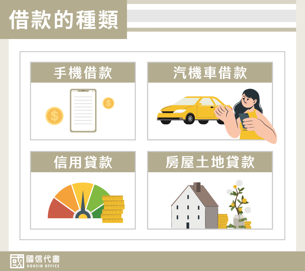 借款的種類－國信代書事務所