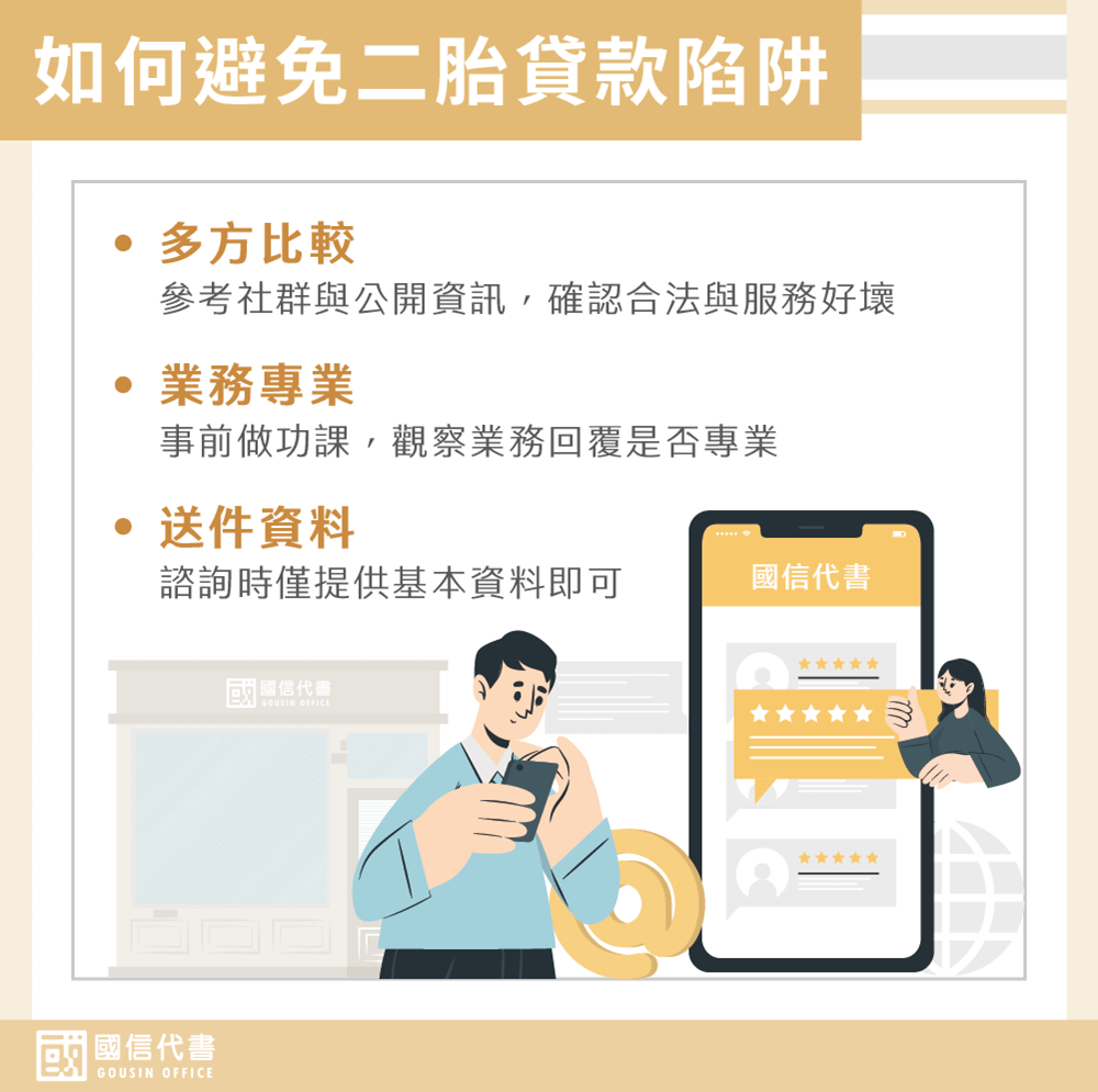 如何避免二胎貸款陷阱－國信代書事務所