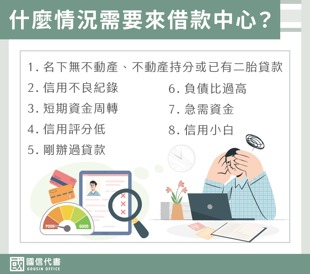 什麼情況需要來借款中心－國信代書事務所