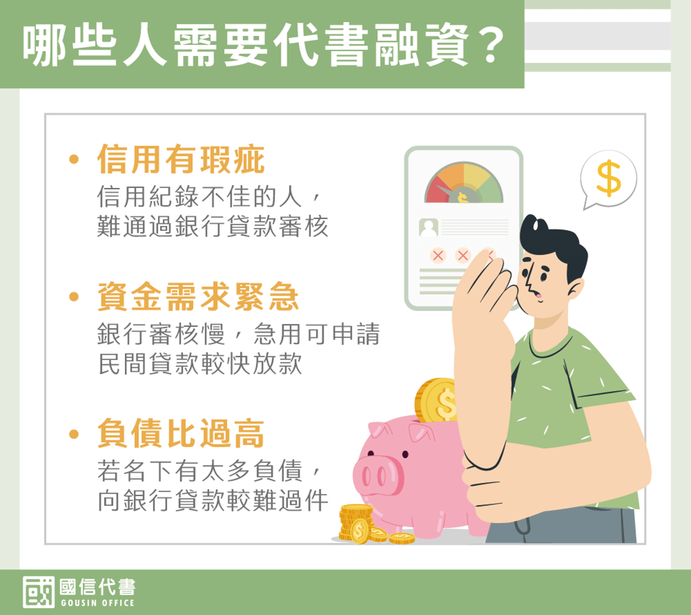 哪些人需要代書融資－國信代書事務所