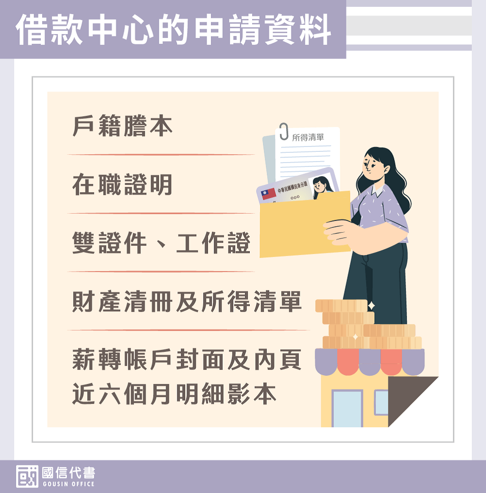 借款中心的申請資料－國信代書事務所