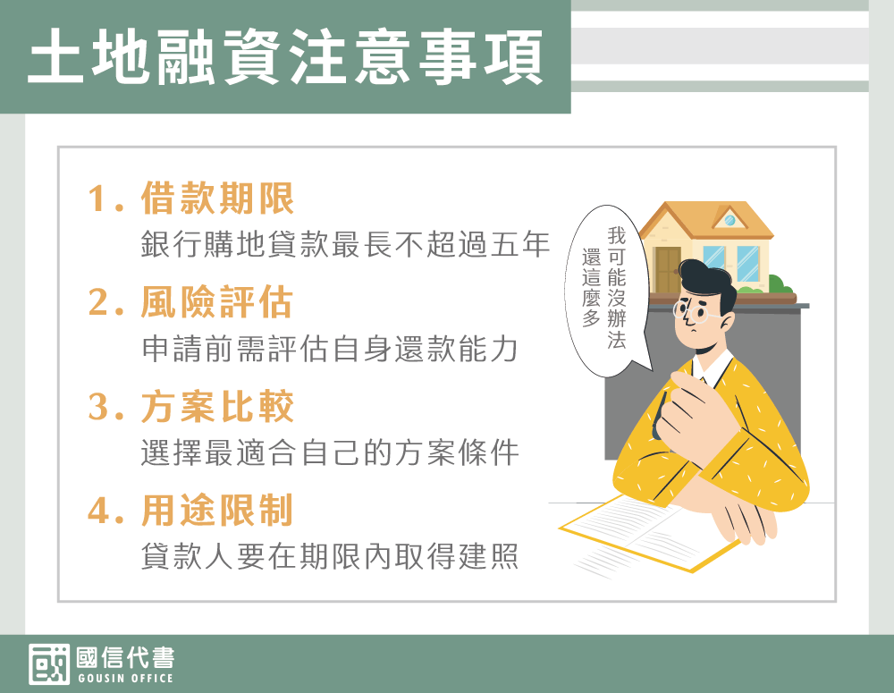 土地融資注意事項－國信代書事務所