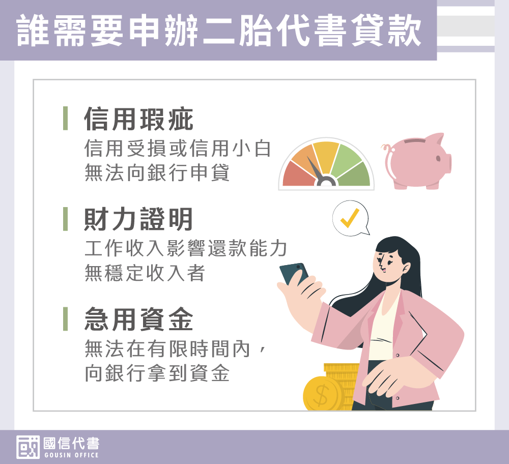 誰需要申辦二胎代書貸款－國信代書事務所