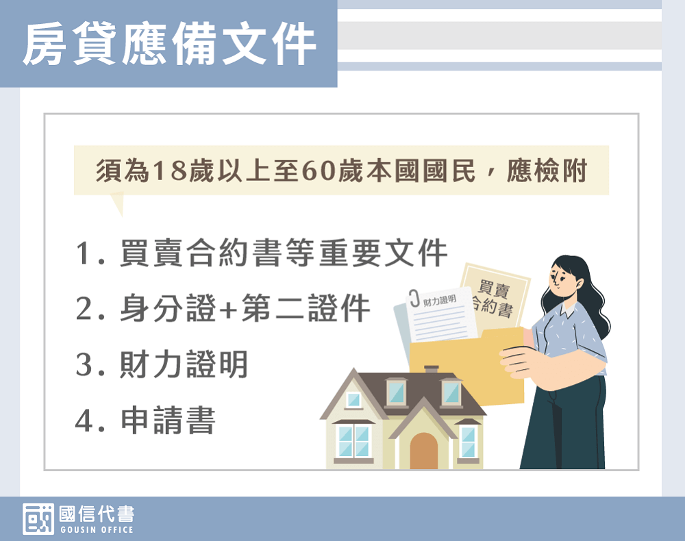 房貸應備文件－國信代書事務所