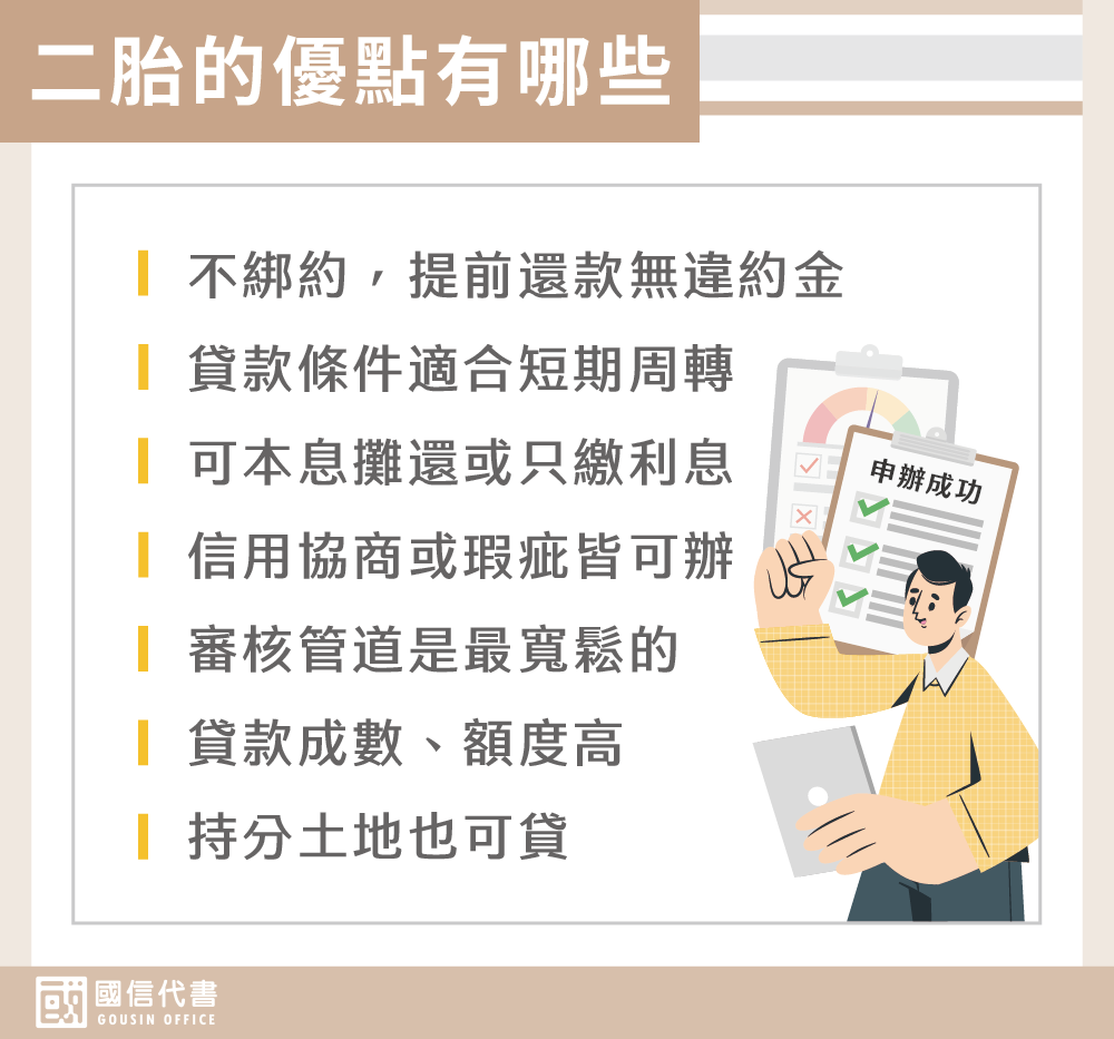 二胎的優點有哪些－國信代書事務所