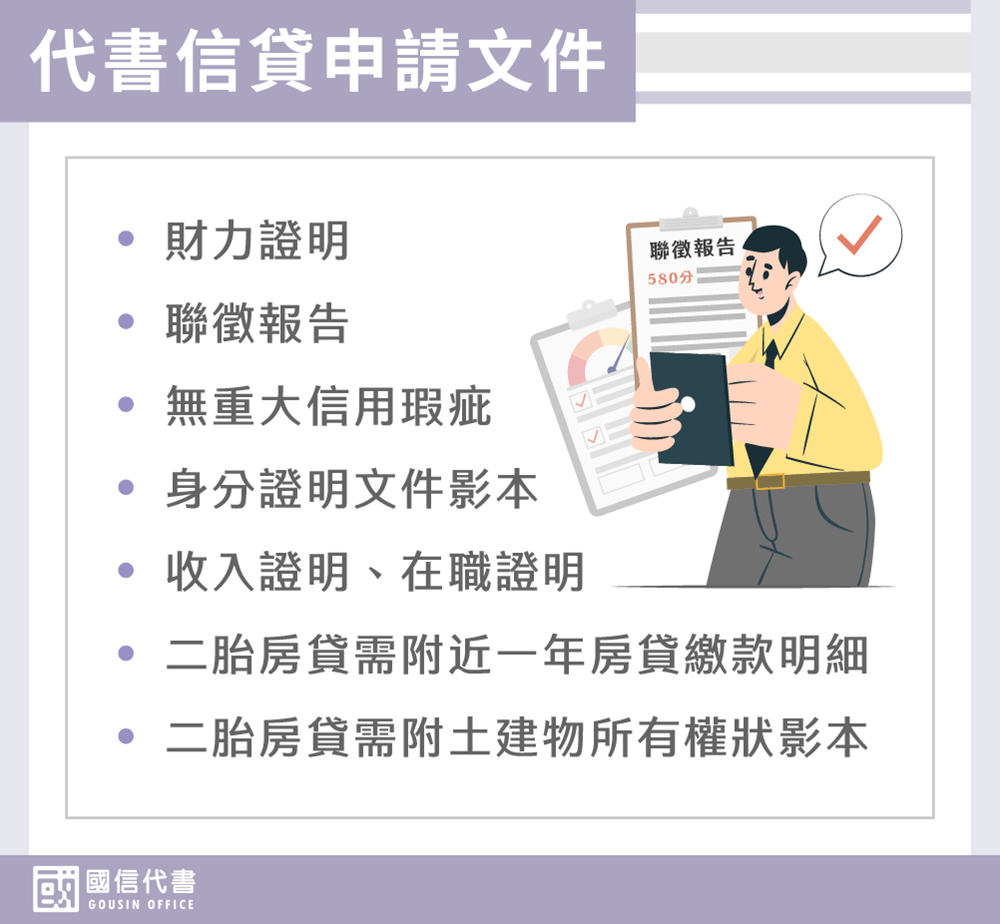 代書信貸申請文件－國信代書事務所