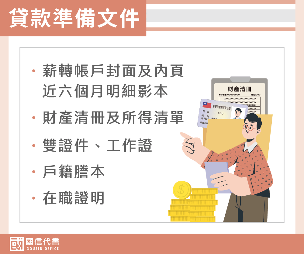 貸款準備文件－國信代書事務所