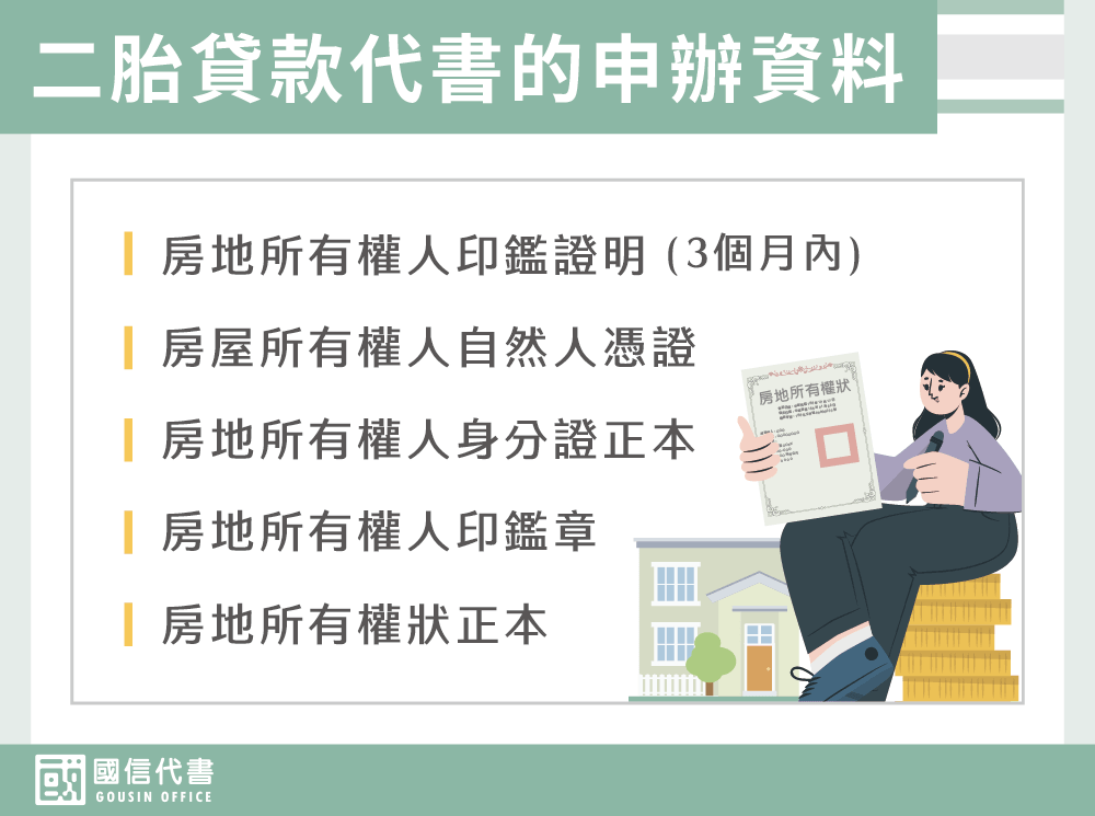 二胎貸款代書的申辦資料－國信代書事務所