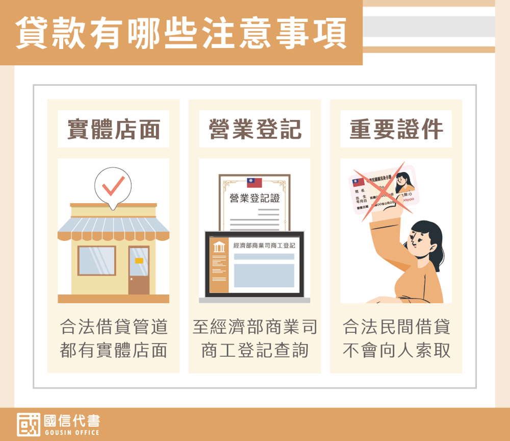 貸款有哪些注意事項－國信代書事務所