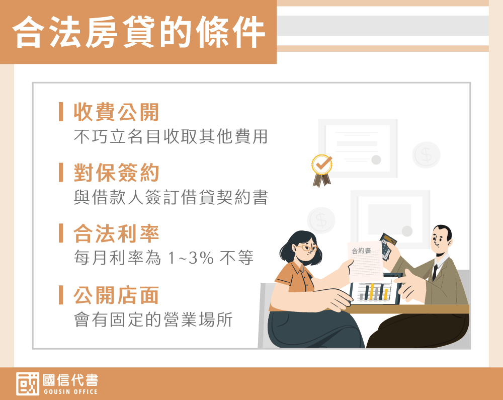 合法房貸的條件－國信代書事務所