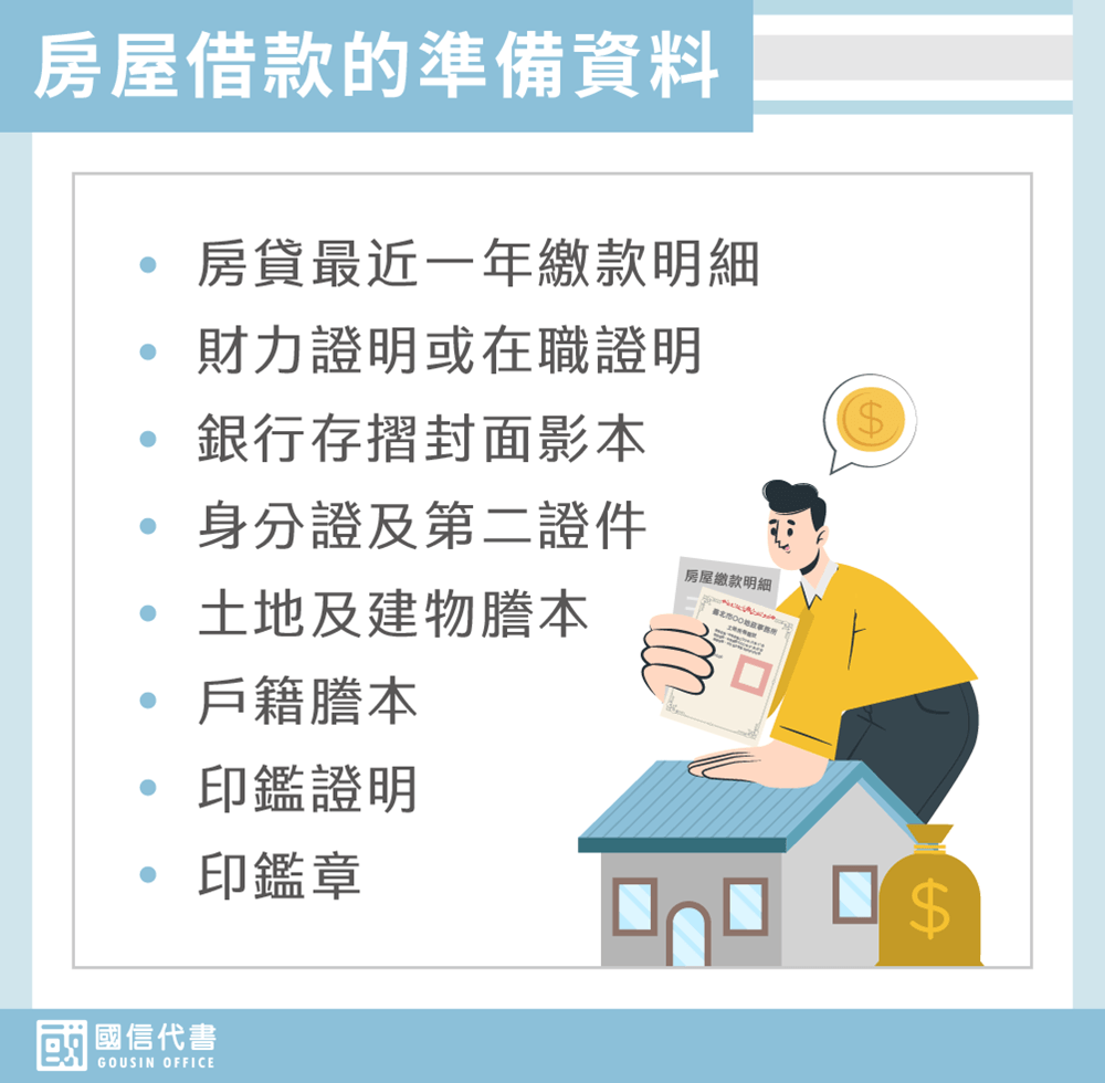 房屋借款的準備資料－國信代書事務所