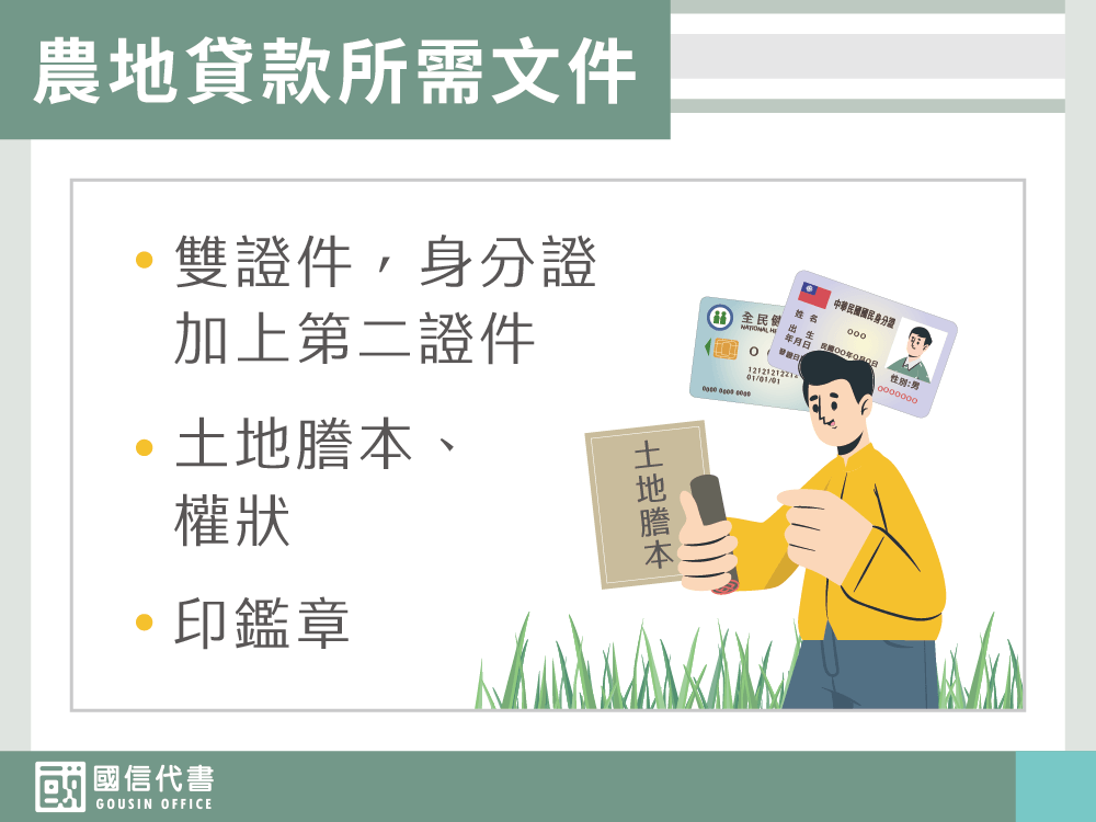 農地貸款所需文件－國信代書事務所
